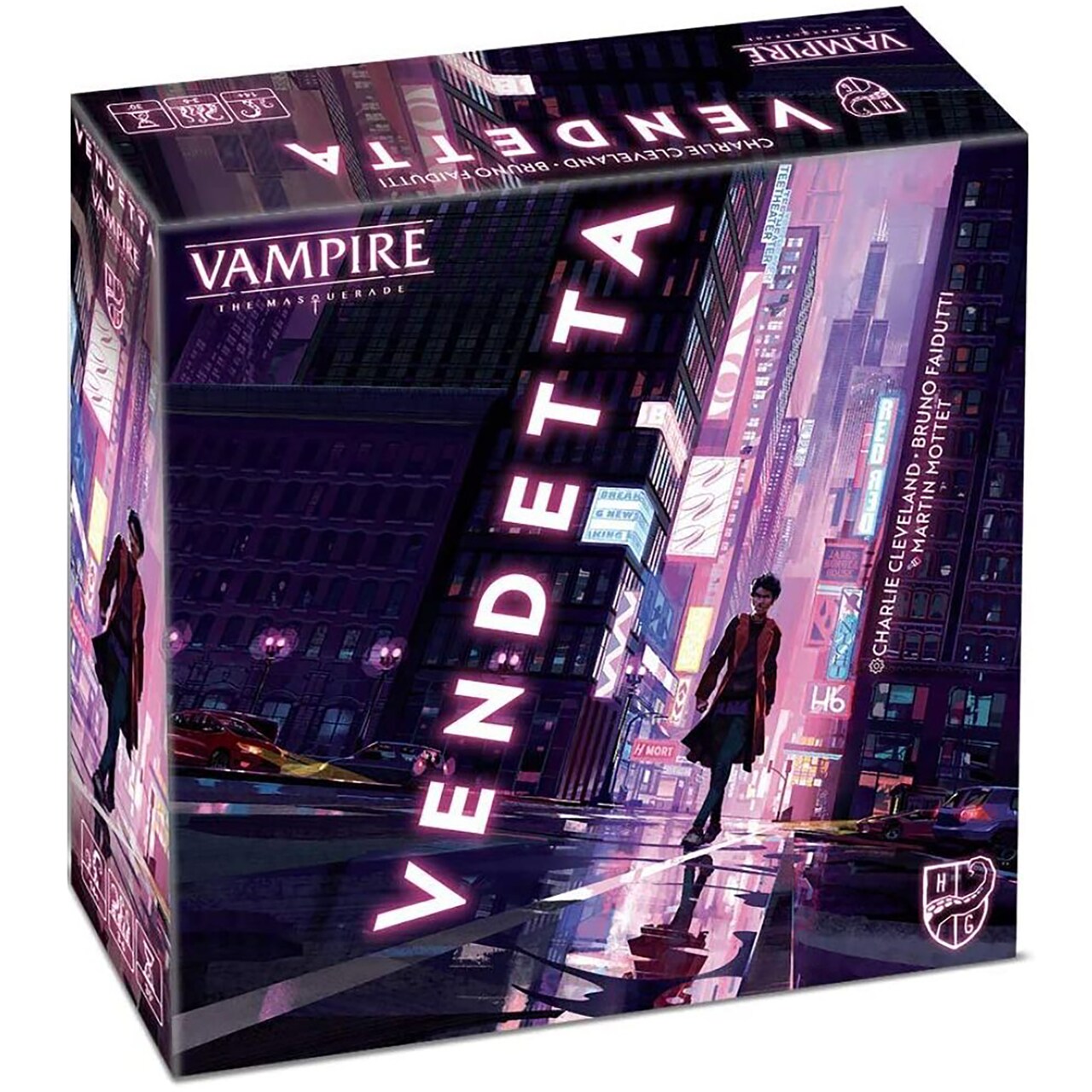 Vampire: The Masquerade - Vendetta, Competative Strategy Card Game, Ages 14+, 3-5 Players, 30 Min